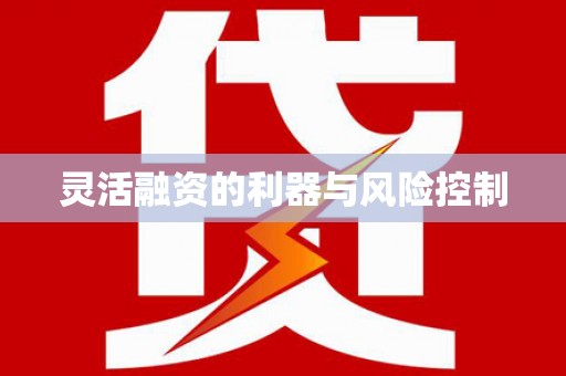 贡嘎灵活融资的利器与风险控制
