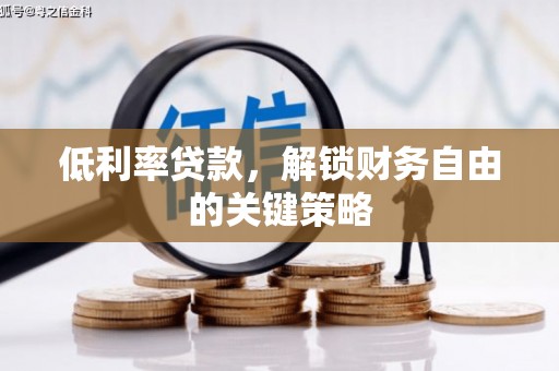 贡嘎低利率贷款，解锁财务自由的关键策略