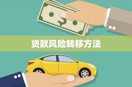 贡嘎贷款风险转移方法