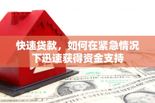 贡嘎快速贷款，如何在紧急情况下迅速获得资金支持