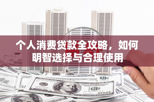 贡嘎个人消费贷款全攻略，如何明智选择与合理使用